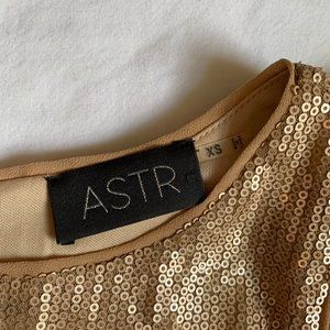 Sequin Gold ASTR Romper